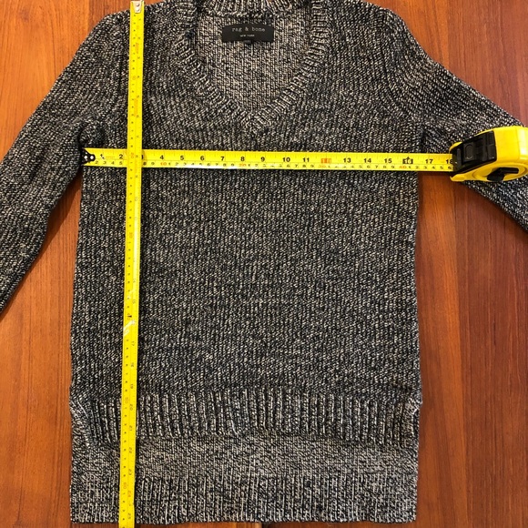 Reg & Bone wool heather grey sweater, US XS - Picture 7 of 7